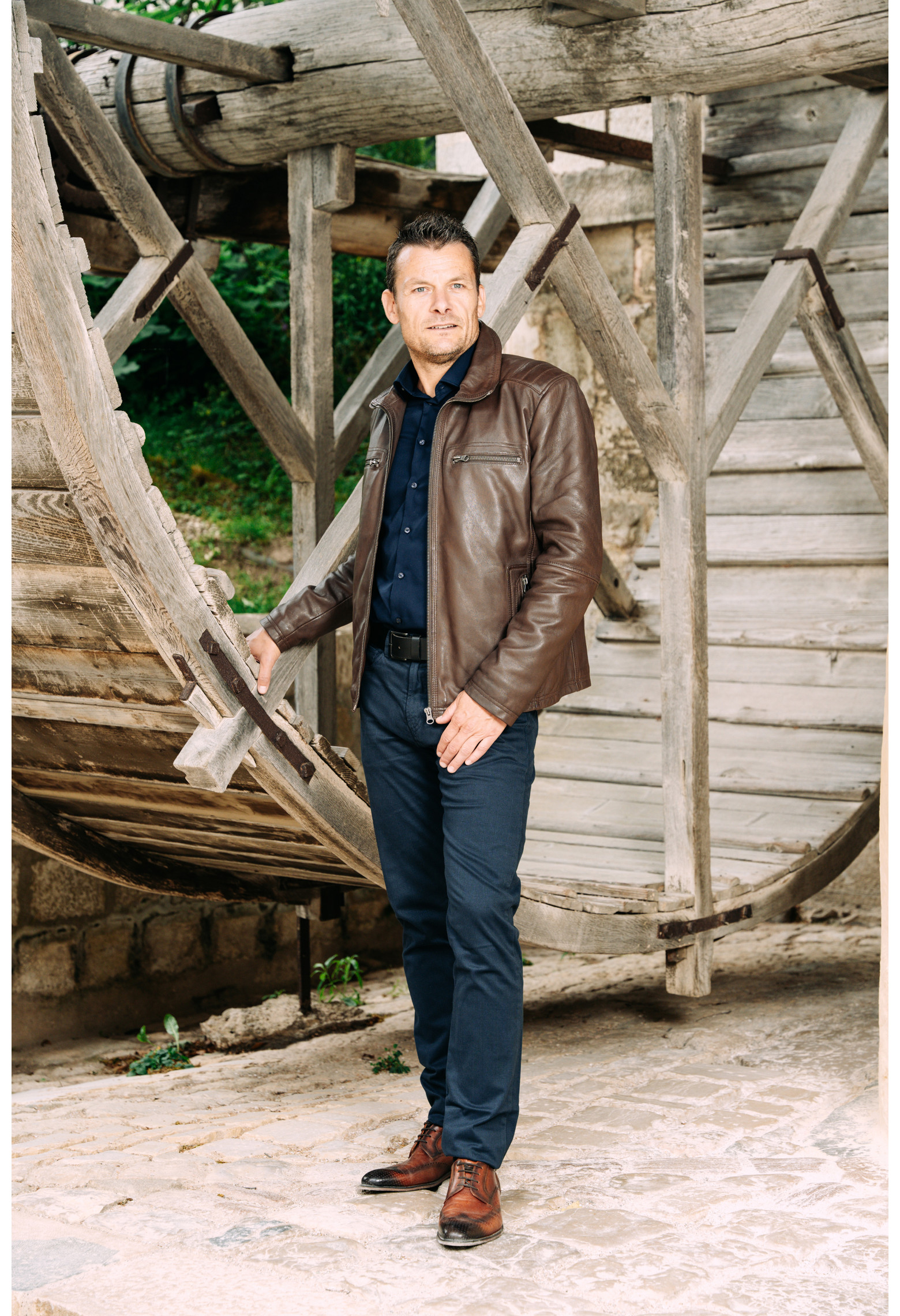veste-en-cuir-homme-563bqo-1.jpg Blouson cuir BOSTON marron – Image 1