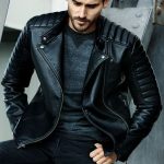 veste en cuir noir homme, tendances de la mode homme, blouson cuir homme redskins