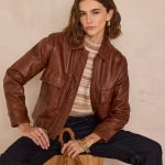 Blouson en cuir COCO Femme | CANNELLE | Maison 123
