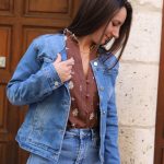 Veste en Jean Col Rond – Stretch & Intemporelle Bleu / M