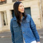 Une Veste Longue Style Veste En Jean Femme Veste Mode Jeans Femme 2020 Veste Longue Veste En Jean Femme