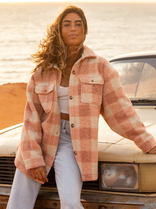 veste-en-polaire-femme-100ile-1.jpg Over And Above Veste polaire Beige Femme | Roxy – Image 1