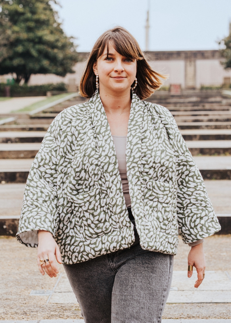 veste-femme-matelassee-697obp.jpg Veste kimono femme matelassée wild ▷ Made in France | Kapoune – Image 1