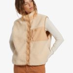 Hike Up Veste sans manches en sherpa Beige Femme | Billabong