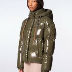 Doudoune Courte Brillante Lili Bright Khaki Gertrude 13Bis Store