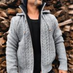 Blouson homme en laine à capuche | Doublure polaire & savoir faire artisanal
