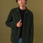Veste homme ATELIER velours kaki made in France Montlimart