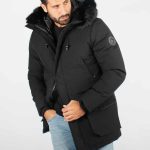 Parka Homme Paragoose – Capuche Fourrure Noire