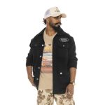 Blouson Mi saison Coton Noire Broderie Dos HART | Homme Vondutch | Von Dutch