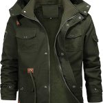Veste Homme Mi Saison Hommes automne et hiver mode décontracté couleur unie à capuche épaisse poche zippée manteau épais veste épaisse Blouson : ...