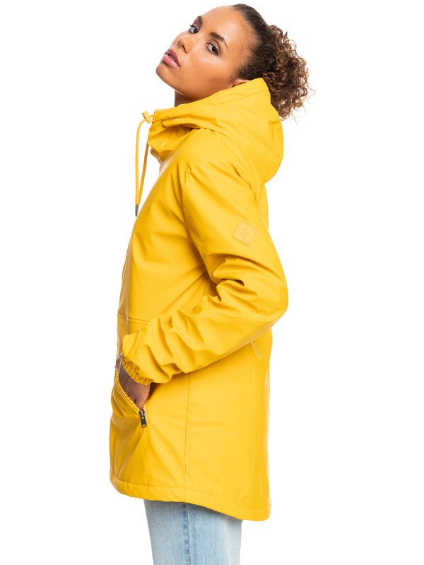 veste-impermeable-femme-029cfb.jpg No Rain No Flowers Veste imperméable pour Femme Veste imperméable Jaune Femme | Roxy – Image 1