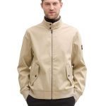 Veste Casual Beige Mi Saison Homme Tom Tailor Coupe Droite Casual Sénas