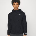 Nike Performance Veste de running blackreflective silver/noir ZALANDO.FR