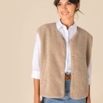 Veste sans manches en sherpa femme Spasso