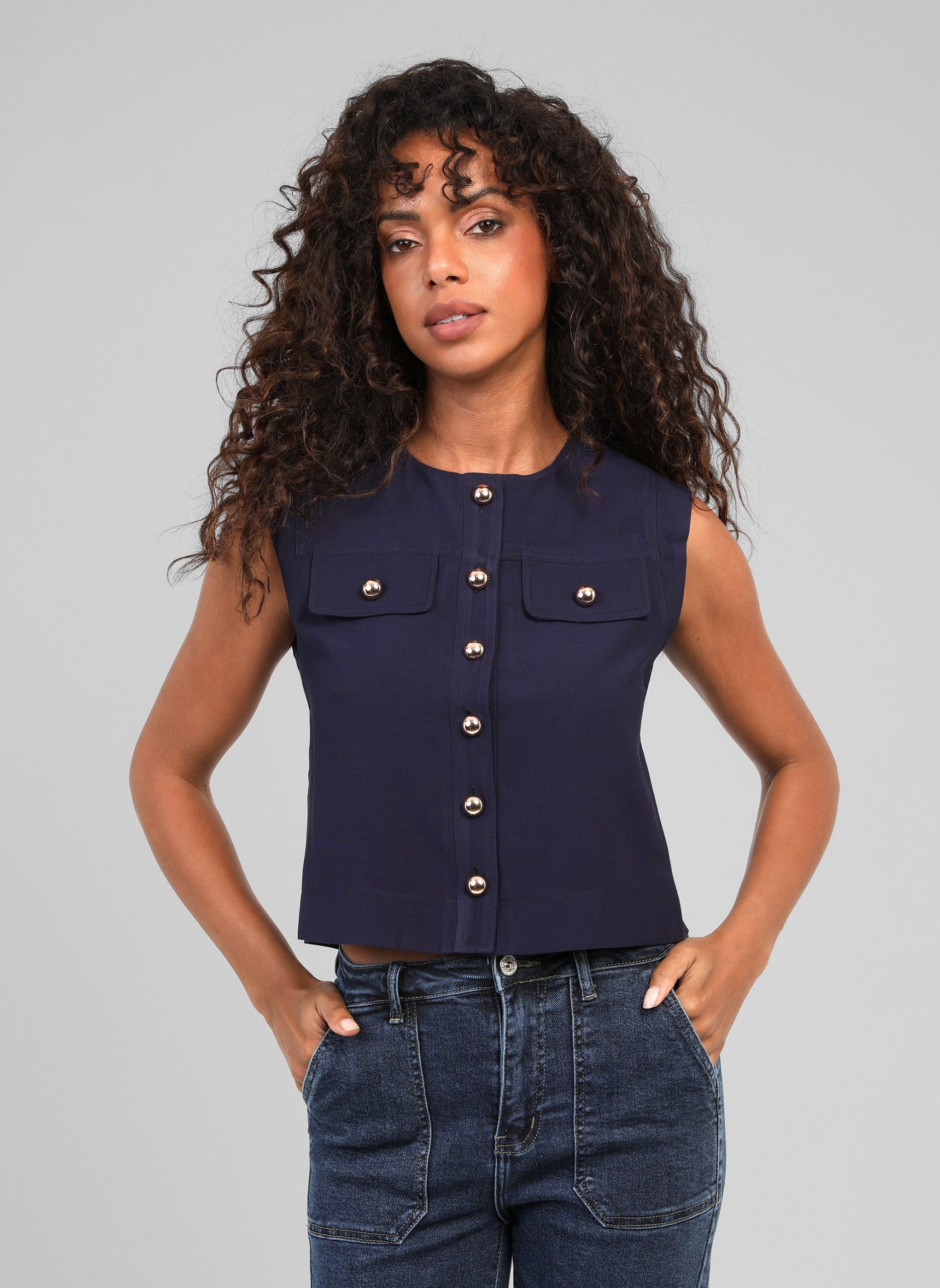 veste-sans-manche-822ato-1.jpg VESTE SANS MANCHES ZELIA marine S – Image 1