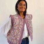Gilet matelassé sans manche Fleurie