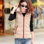 Veste Sans Manches Femme,Veste Sans Manches Pour Femme,Gilet Pour Femme Avec Capuche Zippée Weste Damen Gilet Bleu Marine Gilet Matelassé Chaud ...