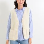 Grain de Malice MOUMOUTE Veste sans manches ecru/écru ZALANDO.FR