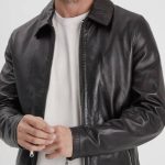 Veste cuir homme en agneau freddo Revacuir