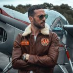 Vestes & Trois Quart cuir en cuir agneau 103096 waterford cognac foncé cognac foncé